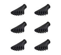 CRESTGOLF Pack of 10 Pieces of Nordic Walking Pads for Asphalt Trekking Pole Rubber ferrule for Asphalt and Stone Trekking Poles (6 pack)