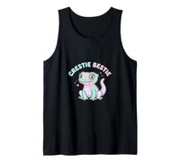 Crestie Bestie Cute Crested Gecko Mom Lover Tank Top