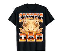 Crestie Dad Crested Gecko Lizard Father's Day 90s Bootleg T-Shirt