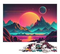 Crests of The Otherworld Puzzles 1000 Pieces Wooden Puzzles Puzzle Jigsaws for Adults for Adults& Teens Age 12 Years Up 1000pcs (75x50cm)