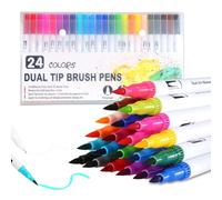 CRESZZLE 24-Color colouring pens,Pens Can Ben For painting, sketching, calligraphy，Suitable for adults and children,Unleash your creative potential.