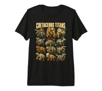 Cretaceous Titans Dinosaur Fossil Paleontology Prehistory Premium T-Shirt