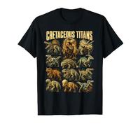 Cretaceous Titans Dinosaur Fossil Paleontology Prehistory Value Graphic T-Shirt