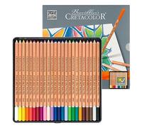 Cretacolor 24 Fine Art Pastel Pencils Lightfast Set in Tin Box