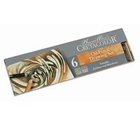 Cretacolor 400 07 Drawing Set Oil Pencils, 6 Pieces