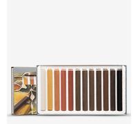 Cretacolor : Carres : Set of 12 : Hard Pastel Browns
