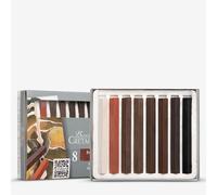 Cretacolor : Carres : Set of 8 : Hard Pastels Browns