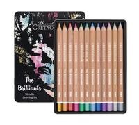 CRETACOLOR MegaColor Colored Pencil Set 12 Count (Pack of 1) Metallic