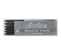 Cretacolor Soft Charcoal Lead 6/Pack