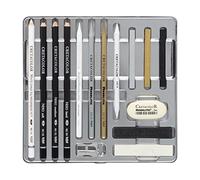 Cretacolor The Diamond Box Metallic Drawing 15-Piece Set