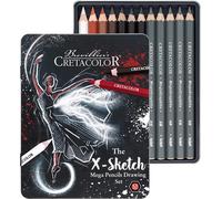 Cretacolor X-Sketch MEGA Pencils : Drawing Set sketching drawing : Wide Diameter