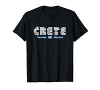 Crete Greece 70s 80s Retro Type Graphic T-Shirt