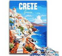 Crete Greece Adult Jigsaw Puzzles 2000 Pieces, Help The Brain Exercise Addictive Toys to Cultivate Patience Unique Challenge Game 2000pcs(70x100cm)