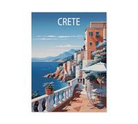 Crete, Greece, Coast,Jigsaw Puzzles for Adults 1000 Piece, Classic Puzzle Teens Boys Girls Puzzles Sturdy Tight Fitting Pieces,Letters On Back for Ideal Challenging And Gift(50x70cm)-BB70