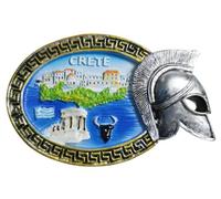 Crete Greece Travel Souvenirs 3D Fridge Magnet City Attractions Refrigerator Decorative Magnet Three Dimensional Home Kitchen Decoration