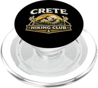 Crete Hiking Club Greece Mountain Adventure Design PopSockets PopGrip for MagSafe