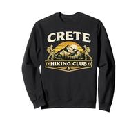Crete Hiking Club Greece Mountain Adventure Design Sweatshirt