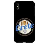 Crete island in Greece retro vintage vacation souvenir Case for iPhone XS Max