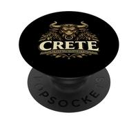 Crete Minotaur Greek Mythology Island Pride Design PopSockets Adhesive PopGrip