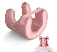 Cretosou Flawless Face Pillow Home Massage Pillow, Neck Pillows Face Pillow Massage Satin Pillowcase, Neck Support Pillows (pink)