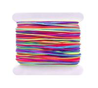 Cretty-Meet 1 MM Stretchy Bracelet String, 164 Feet Rainbow Jewelry Elastic Thread Sturdy Jewellery Wire Elastic Cord for Making Bracelets, Necklaces, Beading, Arts, Crafts