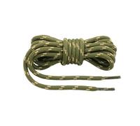 Cretvestsar 2Pcs Thick Round Wear Resistant Shoe Laces, 140Cm Length Non Slip boot laces for Hiking Mountaineers Outdoor Backpackers (Green yellow)