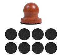 Cretvestsar Wooden Dog Nail Grinder, Dog Nail File, Scratch Board with 8 Replaceable Sandpapers for Pets, Portable Claw Trimmer for Dogs