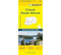 Creuse, Haute-Vienne - Michelin Local Map 325