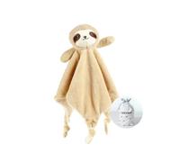 CREVENT Cozy Plush Baby Comforter Security Blanket, Loveys for Baby Girls and Boys, Birthday (Sloth)