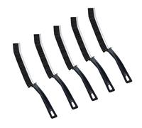 Crevice Cleaning Brush 5Pcs,Hard Bristle Bathroom Tile Groove Gap cleaner Brush, Scrubbing Narrow Pro Tool, for Narrow Corners in Home Kitchen Bathroom and Window Long Handle Thin Brush