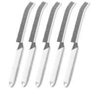 Crevice Cleaning Brush Bathroom Tile Groove Gap Cleaning Brush Premium Crevice Cleaning Tool Aluminum Support with 15° Angled Head-Grout Thin Brush,Kitchen & Bathroom Tool (5 PCS)