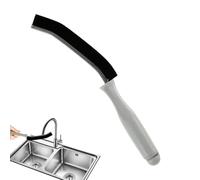 Crevice Cleaning Brushes for Household Use,Grout Cleaner Brush | Long-Handled Ergonomic Angled Hard Bristle Cleaning Tool for Kitchen Shower Window Tile Floor Oven