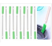 Crevice Cleaning Brushes Tool kit Small Brush Disposable Toilet Brush Deep Cleaning Brush Shower Nozzle Anti-Clogging Pore Gap for Gap Corner of Stove Hard to Reach Cleaning Tools (Green Slim Cloth)