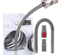 Crevice Tool for Dyson V15 V12 V11 V10 V8 V7 V6 Vacuum Cleaners, Flexible Tumbler Dryer Lint Vacuum Extension Hose Compatible,Flexible Nozzle Brush Accessory for Dyson (Grey)