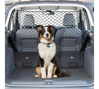 Crevyteg Car Dog Net Barrier, Adjustable Dog Pet Car Safety Net Guard Dog Mesh Net Barrier for Car Boot, Universal Mesh Car Dog Guard for Pet Driving Divider and Safety Travel(47 * 27 inch)