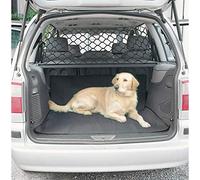 Crevyteg Car Dog Net Barrier, Adjustable Dog Pet Car Safety Net Guard Dog Mesh Net Barrier for Car Boot, Universal Mesh Car Dog Guard for Pet Driving Divider and Safety Travel(47 * 27 inch)