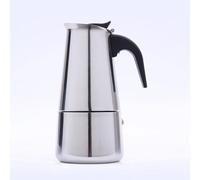 Crevyteg Italian Coffee Maker, Stove Top Coffee Moka Pot, 4 Cups/200 ML Stainless Steel Classic Induction Moka Pot Stovetop Espresso Maker Coffee Percolator Suitable for Induction Hob