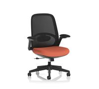Crew 2 Task Operator Mesh Back Chair With Folding Arms Bespoke Colour Seat Quest Crab