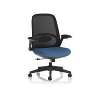 Crew 2 Task Operator Mesh Back Chair With Folding Arms Bespoke Colour Seat Quest Limpet