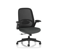 Crew 2 Task Operator Mesh Back Chair With Folding Arms Bespoke Colour Seat Quest Mussel