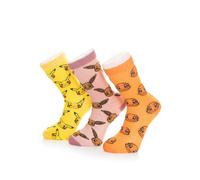 POKEMON Iconic Character Crew Socks, 3 Pack, Unisex, Multi-colour (CR850202POK)