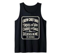 Crew Chief Dad Father Day Trail Ultra 100 Tank Top
