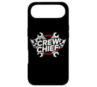 Crew Chief Racing Pit Crew Wrenches Checkered Flag Case for iPhone Air