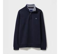 Crew Clothing Mens Classic Half Zip Sweatshirt Heritage Dark Navy