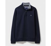 Crew Clothing Mens Classic Half Zip Sweatshirt Navy L