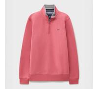 Crew Clothing Mens Classic Half Zip Sweatshirt Rose