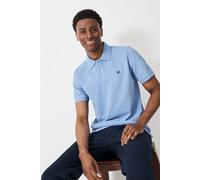 Crew Clothing Men's Classic Pique Polo Sky Blue | Size: Medium Crew Clothing Sky Blue M