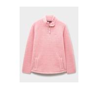 Crew Clothing Women's Borg Boucle Bonded Half Zip Pink | Size: 10 Crew Clothing Pink 10