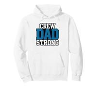 Crew Dad Strong Rowing Parent Proud Team Athlete Pullover Hoodie