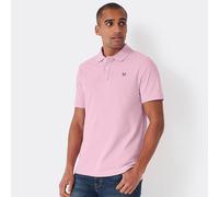 Crew Mens Classic Pique Polo - Crew Clothing - Light Pink - Size: X Large